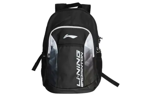 Li Ning Athleisure Polyester Backpack Regular Men's Black Gray
