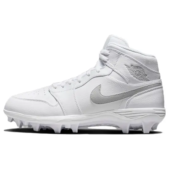 JORDAN 1 Mid Td Cleat White Grey Fog