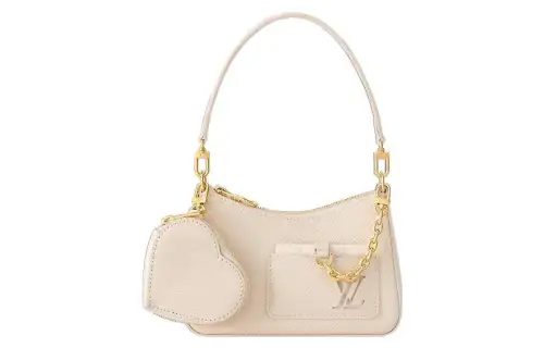 LOUIS VUITTON Epi Grain Cow Leather Shoulder Bag, Handbag, Shoulder Bag, Crossbody Bag Regular Women's Beige
