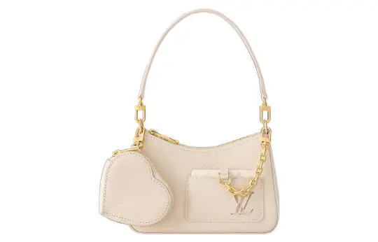 LOUIS VUITTON Epi Grain Cow Leather Shoulder Bag, Handbag, Shoulder Bag, Crossbody Bag Regular Women's Beige