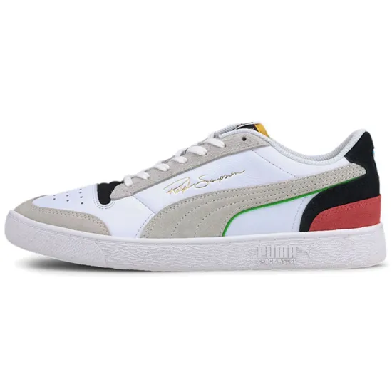 Puma Ralph Sampson Skateboarding Shoes Unisex Low-top White, Black, Red