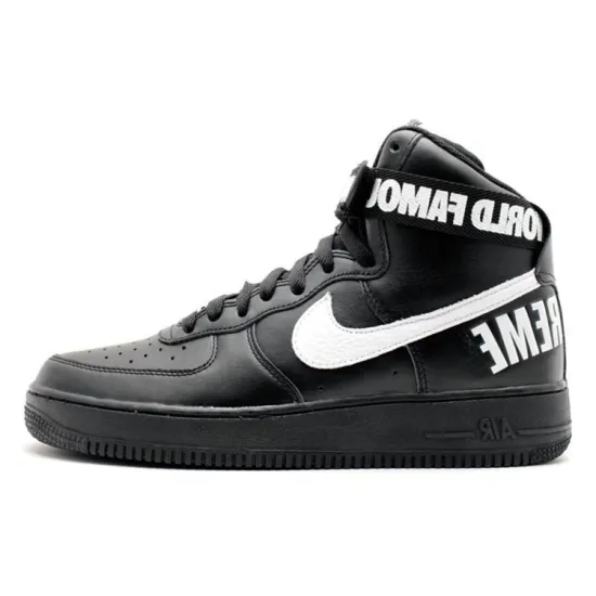 Nike Air Force 1 High Supreme World Famous Black