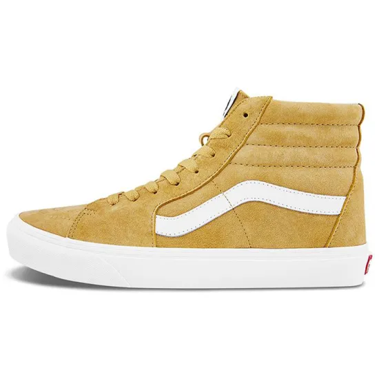 Vans SK8 Skateboarding Shoes Unisex High-top Brownish/white