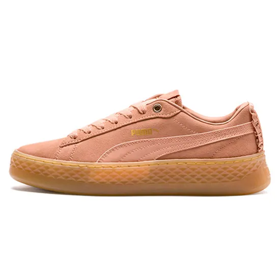 PUMA Smash Skateboarding Shoes Women's Low-top Coral
