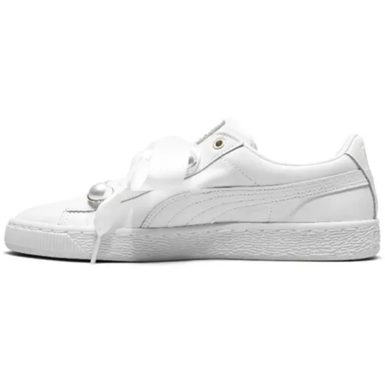 PUMA Suede Skateboarding Shoes Women's Low-top White
