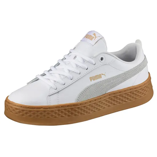 PUMA Suede Platform Leather Sneaker 'PUMA White' Women's