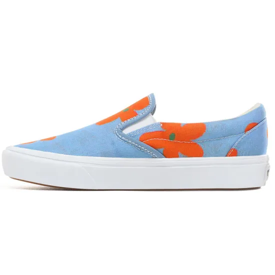 Vans Slip-on Skateboarding Shoes Women's Low-top Blue/orange