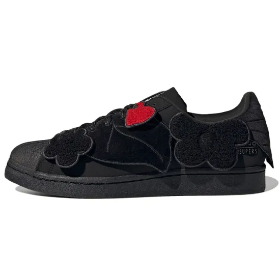 Melting Sadness X adidas originals Superstar Series Skateboarding Shoes Unisex Low-top Black