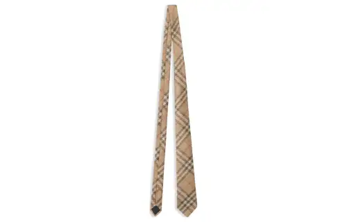 【Previous Season】check silk tie