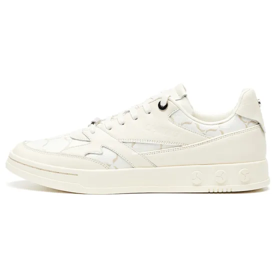 LI-NING 1990 Skateboard Shoes Men Low-Top Light Yellow