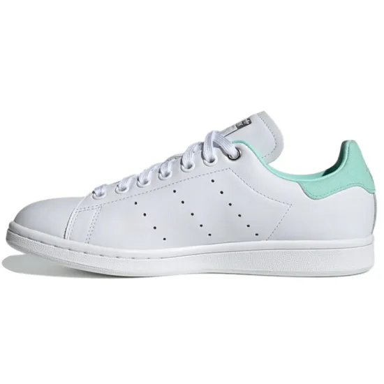 Adidas Originals STAN SMITH Collection Skateboard Shoes Women's Low-top White/green