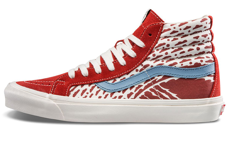 Джон Ван Хамерсвелд x Vans SK8 Vault OG LX высокий панель обувь мужские и женские фасон унисекс красный белый