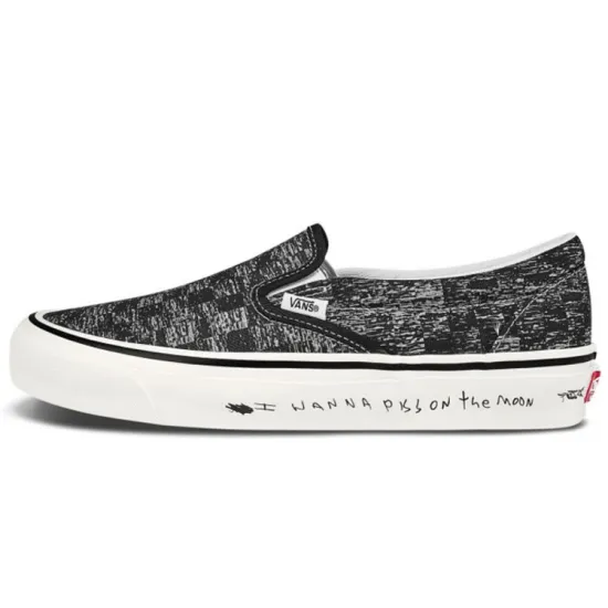 Vans Classic Slip-On LX Jim Goldberg TV Static
