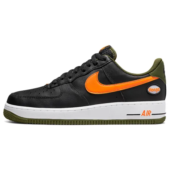Nike Air Force 1 Low Hoops Black University Gold