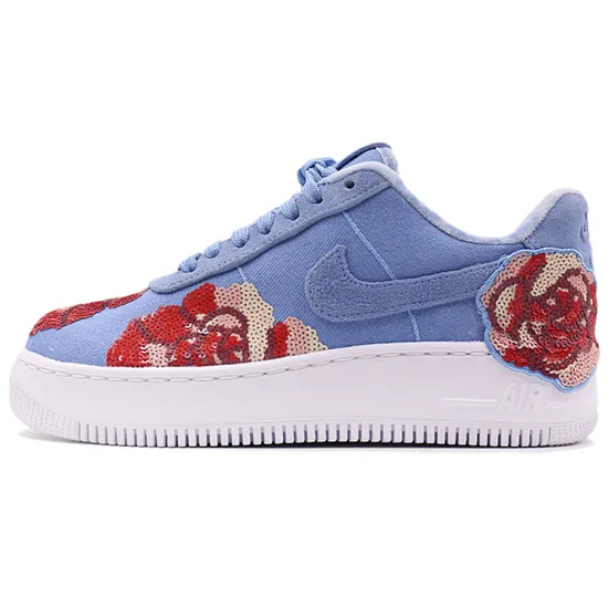 Nike Air Force 1 Upstep Low Denim Rose Sky Women's