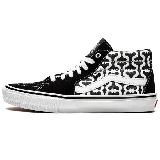 Vans Skate Grosso Mid Supreme Monogram S Logo Black