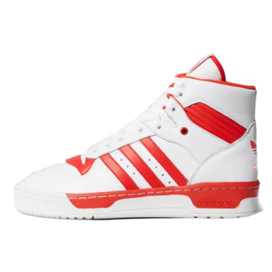 Adidas Originals Rivalry Skateboard Shoes Men High-top White/Red