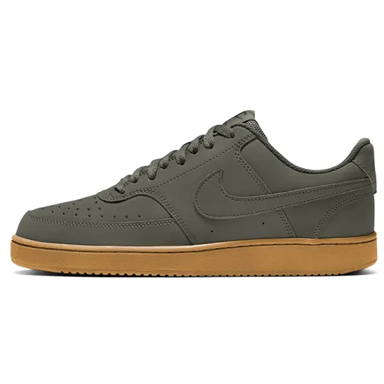 Nike Court Vision 1 Skateboarding Shoes Men Low-top Dark Green