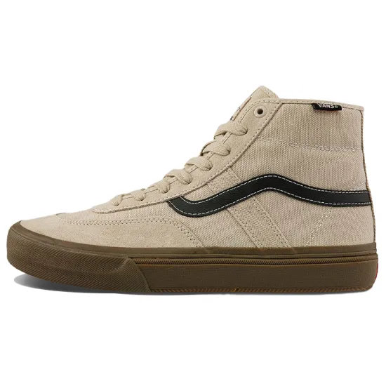 Vans Gilbert Crockett Pro Skateboarding Shoes Unisex High-top Light Brown