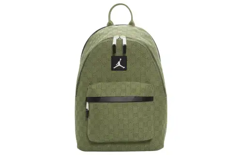 Jordan Cotton With Polyester Backpack Large Unisex Olive Green