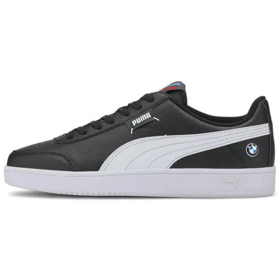 PUMA BMW M Motorsport Skateboarding Shoes Men Low-top Black/white