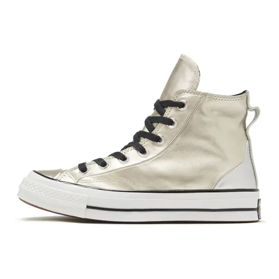 Converse Chuck Taylor All Star Skateboarding Shoes Women's High-top Gold
