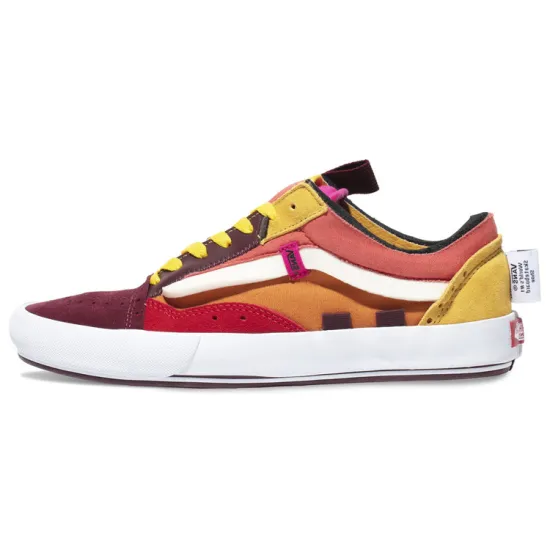 Vans Old Skool Skateboarding Shoes Unisex Low-top Yellow/brown