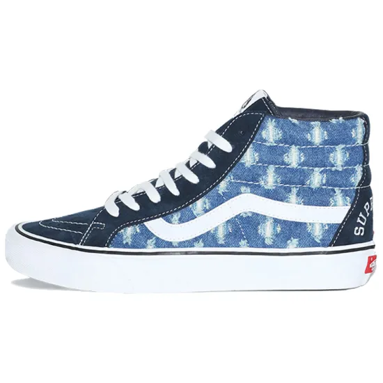 Vans Sk8-Hi Supreme Hole Punch Denim Blue