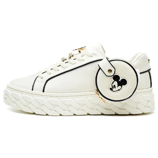 LI-NING 1990 Skateboard Shoes Women's Low-Top Ecru