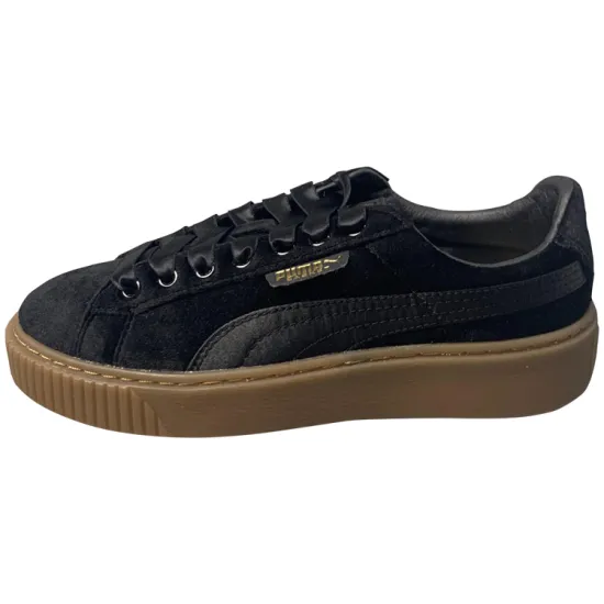 PUMA Suede Platform 'Black' Women's