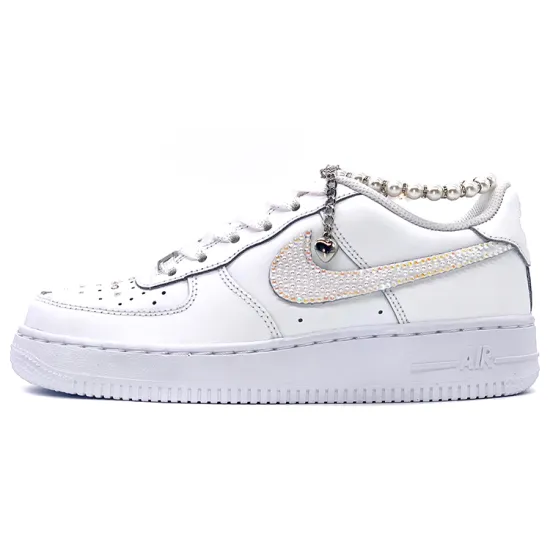 Nike Air Force 1 Skateboarding Shoes Women's Low-top White