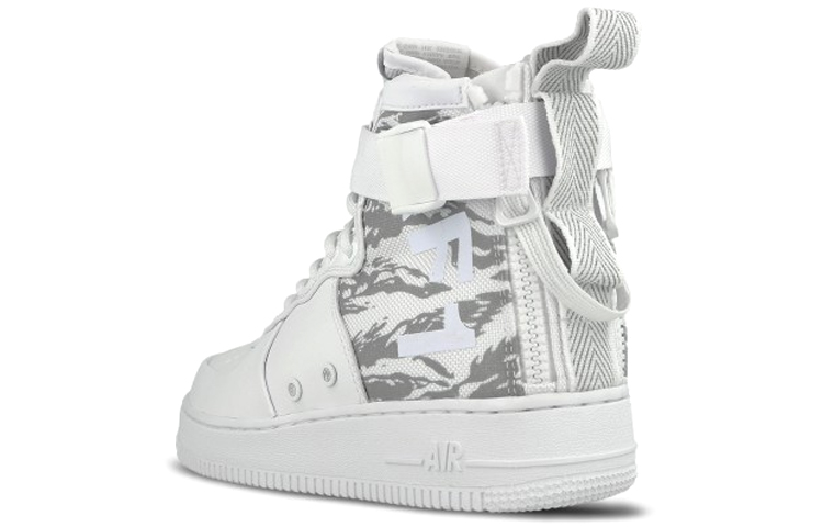 SF Air Force 1 Mid 'Winter Camo' White/Camouflage Color - 4