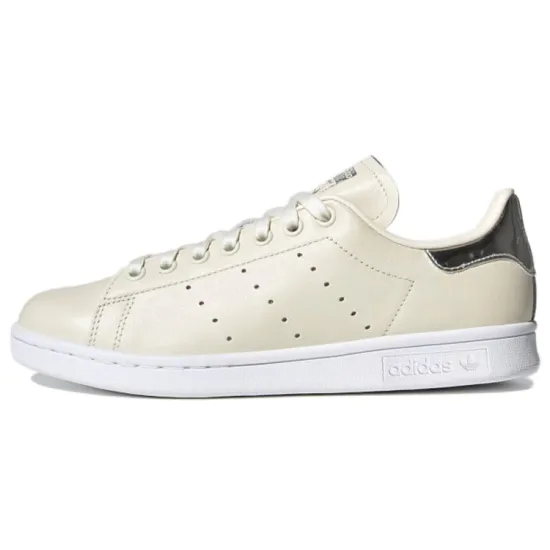 Adidas Originals Stan Smith Skateboard Shoes Women's Low-top Pearl White
