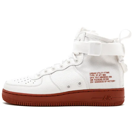 Nike Sf Air Force 1 Mid Ivory Mars Stone