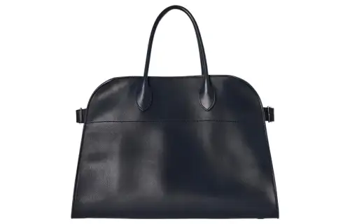 THE ROW Soft Margau Soft Glossy Leather Tote Bag, Shopping Bag, Handbag Women's Blue