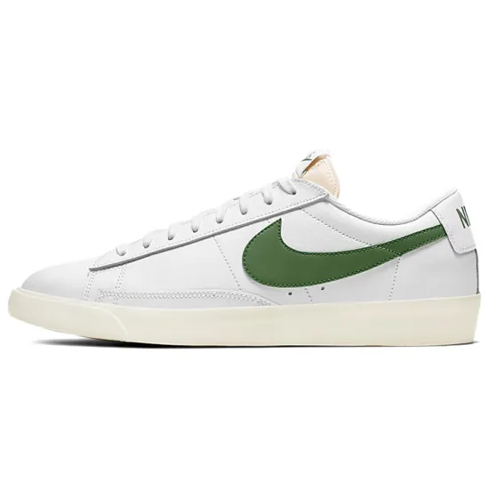 Nike Blazer Low Leather White Forest Green