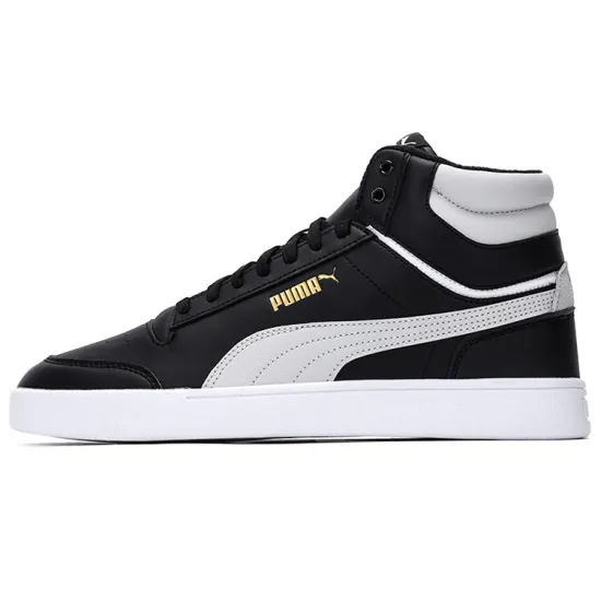 Puma Shuffle Mid WTR 'Black White Team Gold'