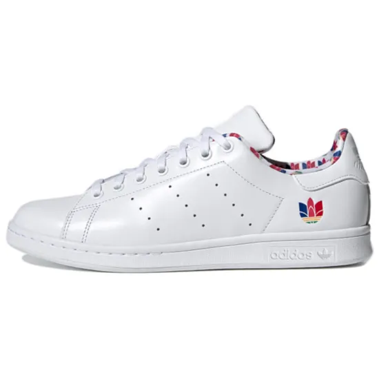 Adidas Originals Stan Smith Skateboarding Shoes Unisex Low-top White/Multicolor