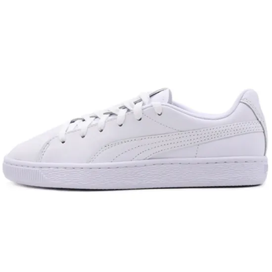 Puma Basket Skateboarding Shoes Women's Low-top White