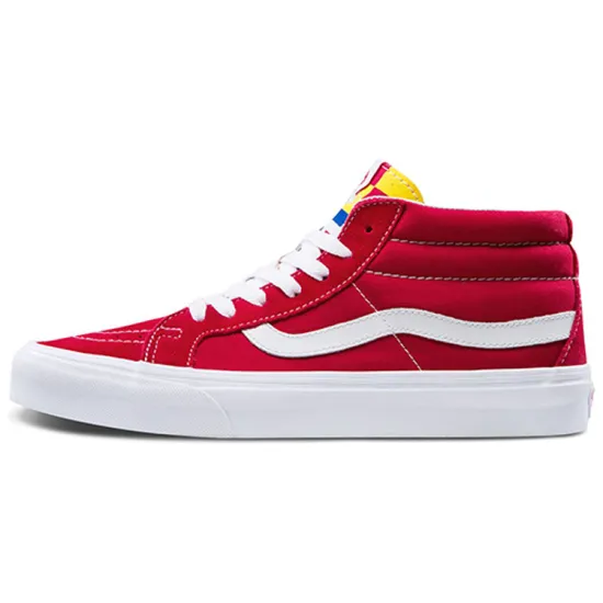 Vans SK8 Skateboarding Shoes Unisex Mid-top Red