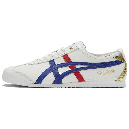 Onitsuka Tiger Mexico 66 Blue Red Metallic Gold