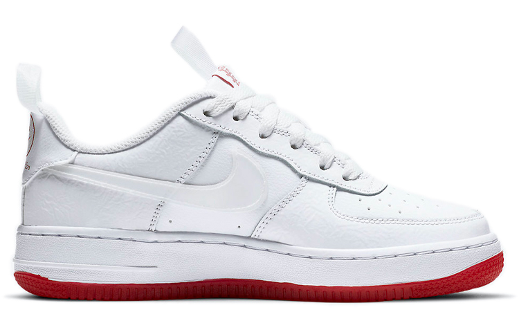 Nike Air Force 1 Low GS 'Bodega Plastic Bag' White/University Red - 2