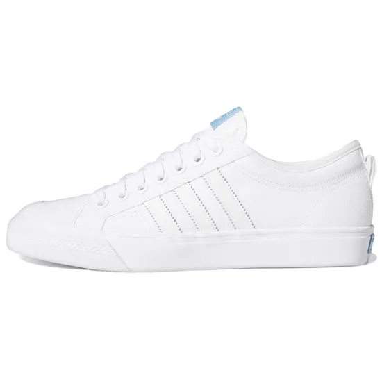 Adidas Originals NIZZA Series Skateboard Shoes Unisex Low-top White