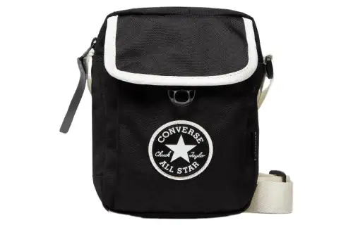 Converse Crossbody Fabric Shoulder Bag, Crossbody Bag Regular Unisex Black