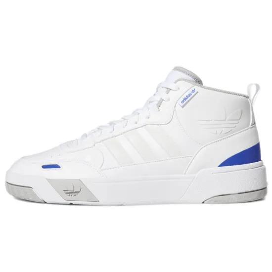 Adidas Originals Post Up Skateboard Shoes Unisex Mid-top White/Royal Blue