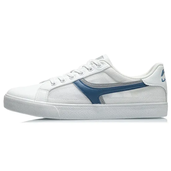 LINING Skateboard Shoes Men Low-Top Standard White/Dark Sapphire