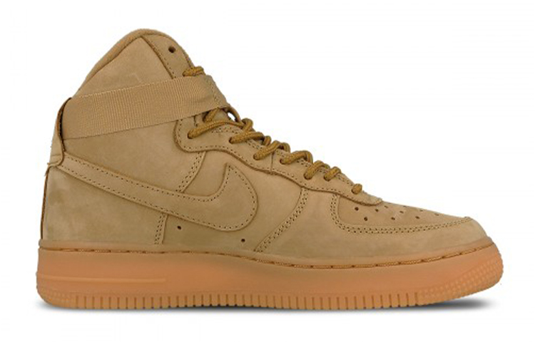 Nike Air Force 1 High Flax Skate shoes 2017 (GS) Wheat Brown Female - 2