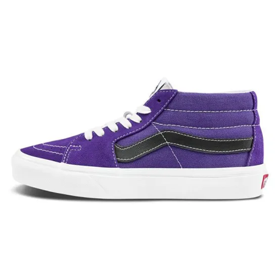 Vans SK8 Skateboarding Shoes Unisex Mid-top Purple