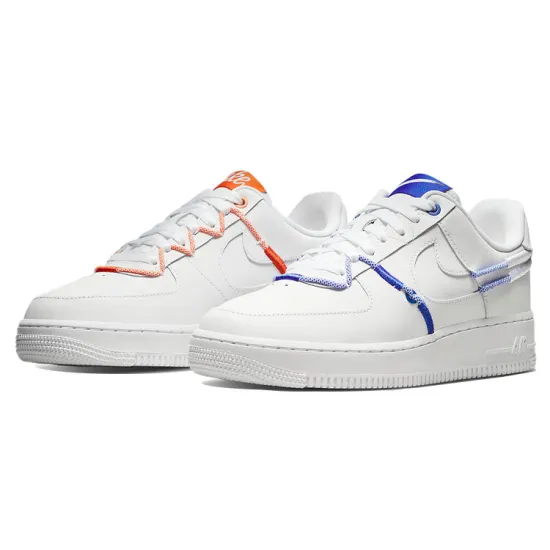 Nike Air Force 1 Low '07 Lx White Orange Blue Women's