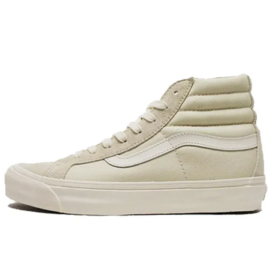 Sk8 Vans Hi Lx Suede Canvas 'Pearl Marshmallow'